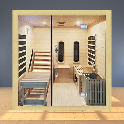 O espectro ISO9000 completo combinou a sala infravermelha da sauna do vapor para a pessoa da família 3