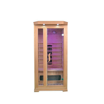 Sauna Retangular Hemlock Home Sauna 8mm Vidro Temperado Garantia de 1 Ano