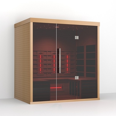 Controlador digital Sauna Hemlock Saunas Far Infrared Sauna Sala 4 Pessoas