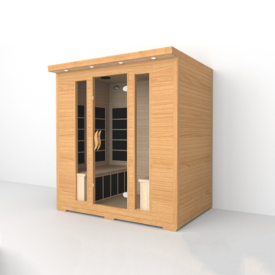 Sauna infravermelha para 4 pessoas em casa Sauna infravermelha remota