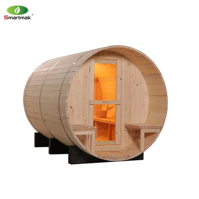 Aquecedor de sauna de barril de mão de madeira Instalação fácil Cor de madeira Design elegante