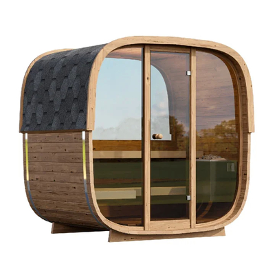 Sala de sauna de vapor de luxo com tela sensível ao toque com luzes LED gerador de ozônio e 0-99 MIN Timer