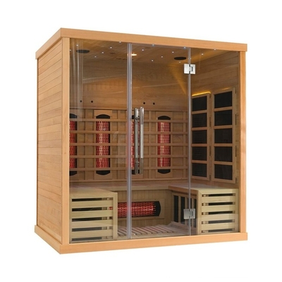 Sala infravermelha distante da sauna da pessoa interna da família 4 para a desintoxicação 2700W