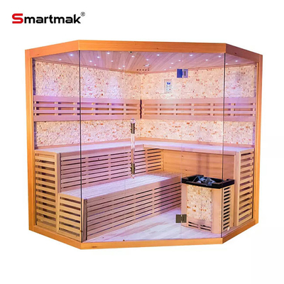 Cedro vermelho da sala interna da sauna da casa do vapor para o alvejante da desintoxicação e da pele