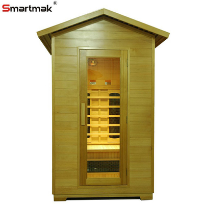 Smartmak personalizou Cedar Outdoor Dry Sauna 1 sauna pequena do jardim da pessoa