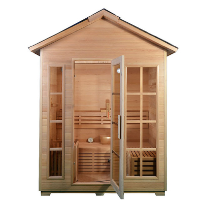 Madeira seca da sauna de Cedar Modern Sauna Outdoor Wet da sequoia vermelha de 6 pessoas