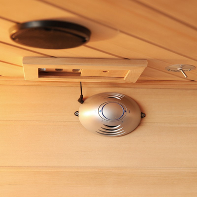 Sala infravermelha vermelha da sauna de Cedar Wood Carbon Panel Far para a pessoa da casa 4