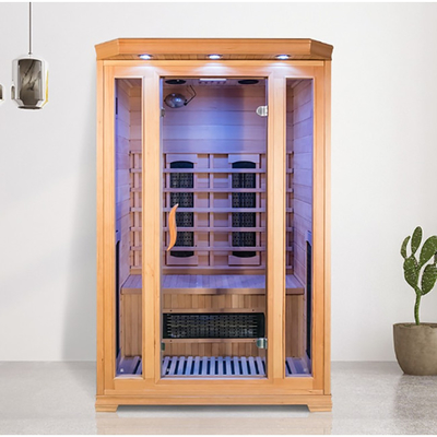 Sala infravermelha da sauna da pessoa feita sob encomenda da cicuta 2 da casa com oxigênio Ionizer