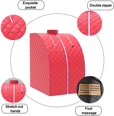 Sauna a vapor portátil de terapia de desintoxicação de corpo inteiro spa dobrável