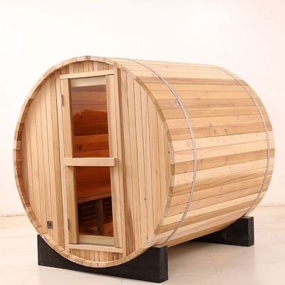 Pessoa tradicional de Heater Barrel Outdoor Steam Sauna 8 da madeira maciça