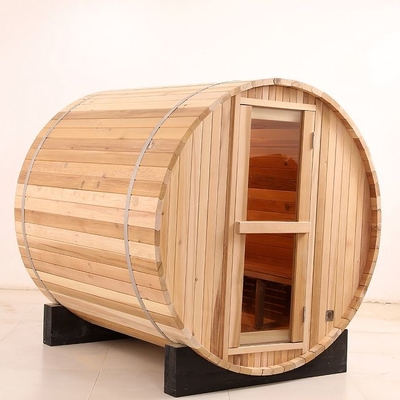 Pessoa tradicional de Heater Barrel Outdoor Steam Sauna 8 da madeira maciça