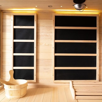 Pessoa infravermelha da sauna 4 do vapor da combinação interna da cicuta da madeira maciça