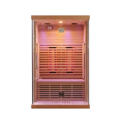 Espectro completo e sauna infravermelha da pessoa de Heater Solid Wood 2 do carbono para a casa