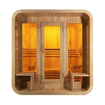 Casa exterior de madeira Commerical de Heater Square Outdoor Garden Sauna do fogão