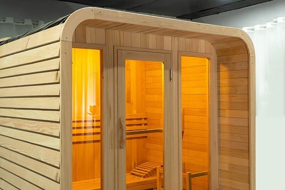 Casa exterior de madeira Commerical de Heater Square Outdoor Garden Sauna do fogão