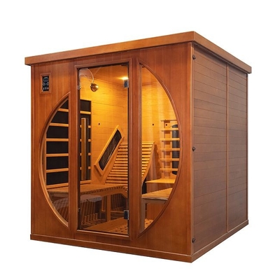 Painel de carbono de espectro completo Sauna infravermelha distante Cedro vermelho 0.C - 65.C Temperatura de funcionamento