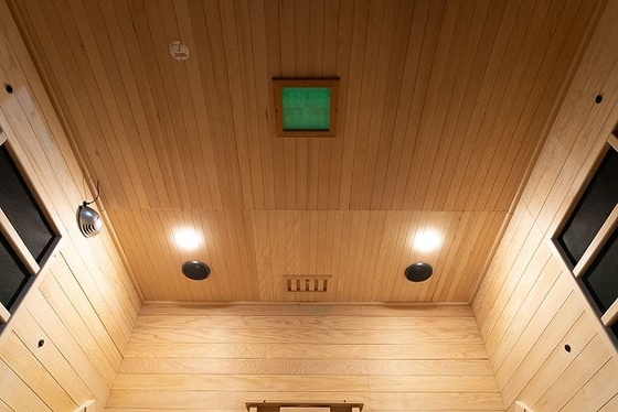 Painel de carbono de espectro completo Sauna infravermelha distante Cedro vermelho 0.C - 65.C Temperatura de funcionamento