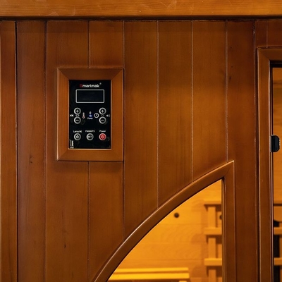 Sauna com luz LED e painel de carbono de espectro completo