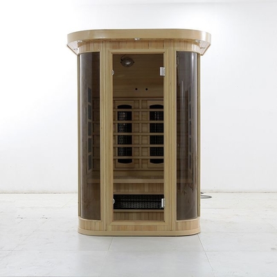 pessoa infravermelha da sala 2 da sauna da casa do espectro completo interno da madeira maciça 1750W