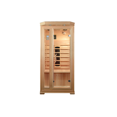 Sauna Retangular Hemlock Home Sauna 8mm Vidro Temperado Garantia de 1 Ano