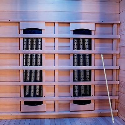 Sala de sauna doméstica canadense Hemlock 2 pessoas 1750 W com sistema de segurança