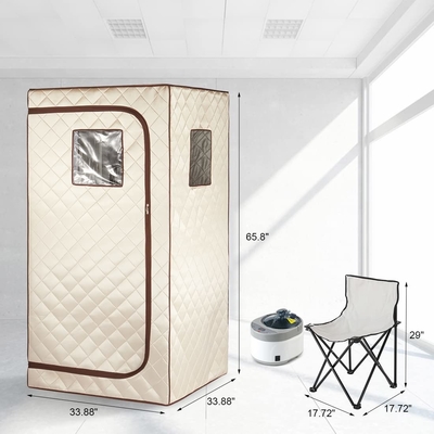 Sauna de vapor portátil de tecido à prova d'água Spa pessoal Sauna portátil para casa