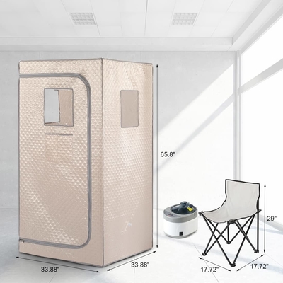 Sauna de vapor portátil dobrável OEM / ODM Tenda de sauna portátil
