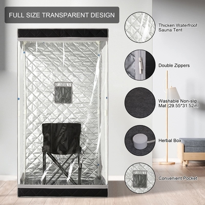 Sauna a vapor portátil com capacidade de 4 litros de água