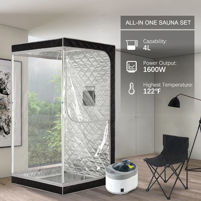 Tenda de Sauna Portátil Full Body Home Plegavel Tenda de Sauna de Vapor Médio Portátil