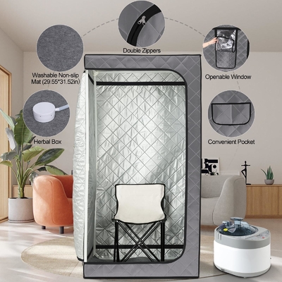 110 - 120V AC 60Hz Tenda de Sauna Pável Portátil Grande Tamanho Estilo Uso doméstico