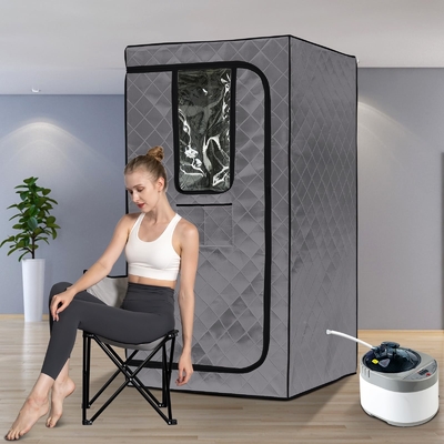 Sauna de vapor portátil de 110 - 120V AC 60Hz com design de janelas transparentes