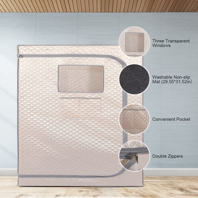 Tenda de Sauna a Vapor Portátil de 4L de Capacidade de Água Desintoxicação e Rejuvenescimento em Qualquer Lugar, a Qualquer Hora