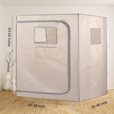 Tenda de Sauna a Vapor Portátil de 4L de Capacidade de Água Desintoxicação e Rejuvenescimento em Qualquer Lugar, a Qualquer Hora