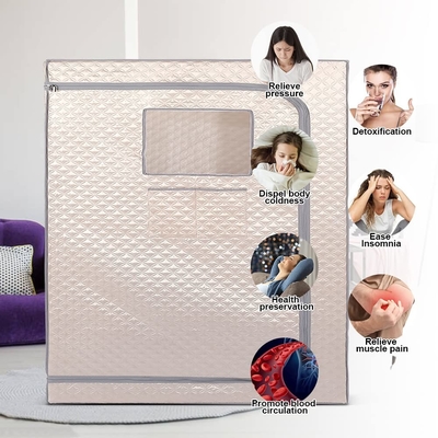 Tenda de Sauna a Vapor Portátil de 4L de Capacidade de Água Desintoxicação e Rejuvenescimento em Qualquer Lugar, a Qualquer Hora
