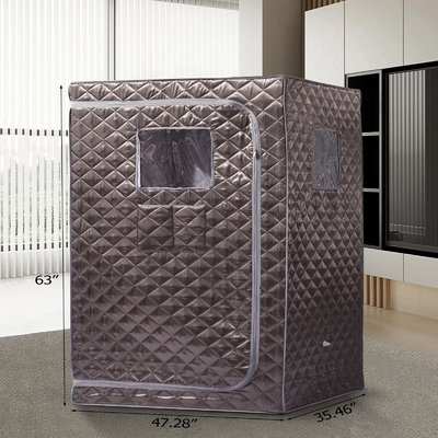 Sauna de vapor portátil de tamanho completo em casa Sauna de spa com capacidade de 4 litros de água