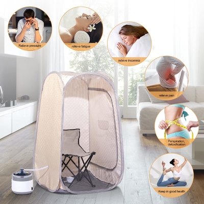 Sauna de vapor portátil de tamanho completo Spa doméstico Sauna pop-up portátil interior
