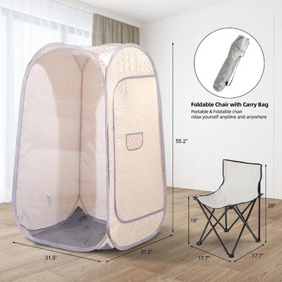 Sauna de vapor portátil de tamanho completo Spa doméstico Sauna pop-up portátil interior