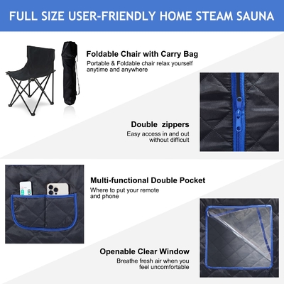 4L Sauna a vapor portátil à prova d'água para o máximo relaxamento