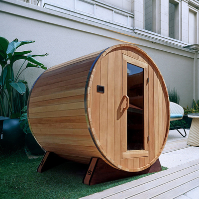 Barril de madeira de pinho canadense Sauna de vapor tradicional 6000W