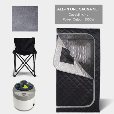 Kit de Sauna a Vapor Portátil de Tamanho Completo Spa Pessoal Para Relaxamento em Casa