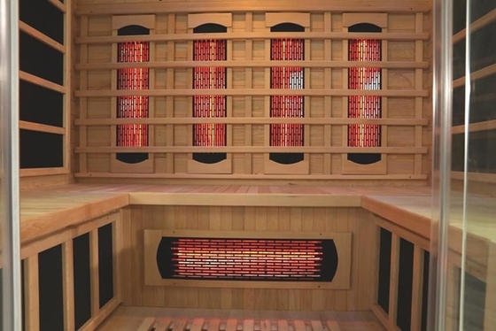 4 Saúde da pessoa Sala de Sauna de infravermelho distante de luxo Sala de Sauna infravermelha interna