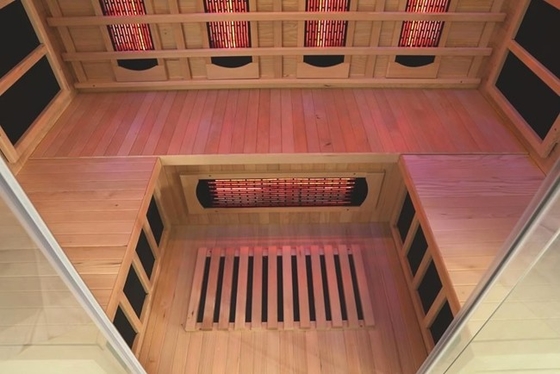 4 Saúde da pessoa Sala de Sauna de infravermelho distante de luxo Sala de Sauna infravermelha interna