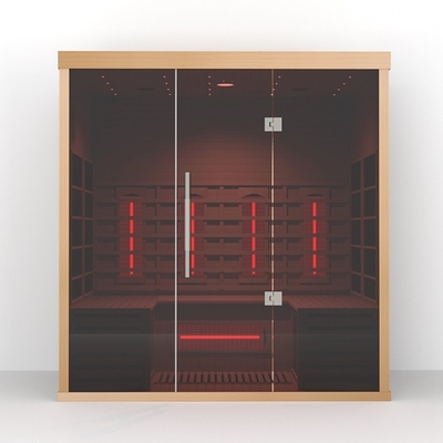Controlador digital Sauna Hemlock Saunas Far Infrared Sauna Sala 4 Pessoas