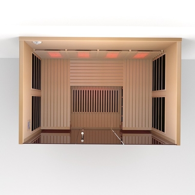 Controlador digital Sauna Hemlock Saunas Far Infrared Sauna Sala 4 Pessoas