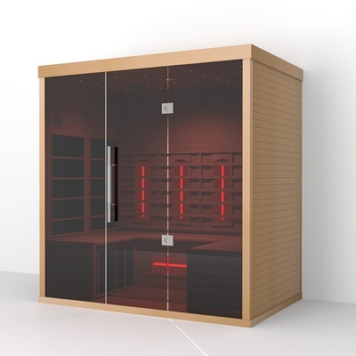 Controlador digital Sauna Hemlock Saunas Far Infrared Sauna Sala 4 Pessoas