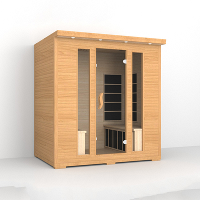 Sauna infravermelha para 4 pessoas em casa Sauna infravermelha remota