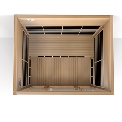 Casa Tradicional Baixa Emf Sauna de infravermelho próximo Material de cedro vermelho Para 3 pessoas