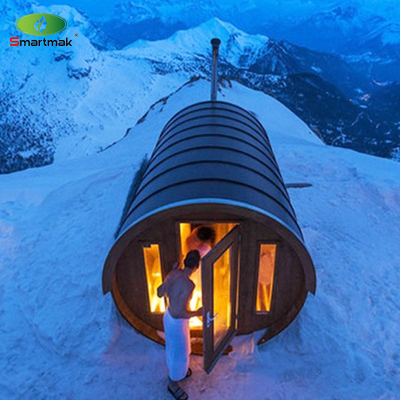 Sauna de barril de ar quente para 6 pessoas