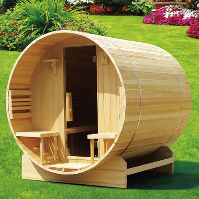 Sauna de barril de ar quente para 6 pessoas