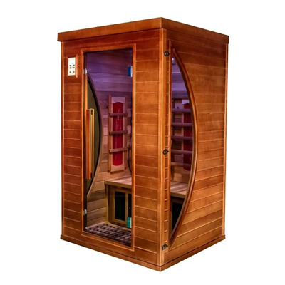 Sauna com luz LED e painel de carbono de espectro completo